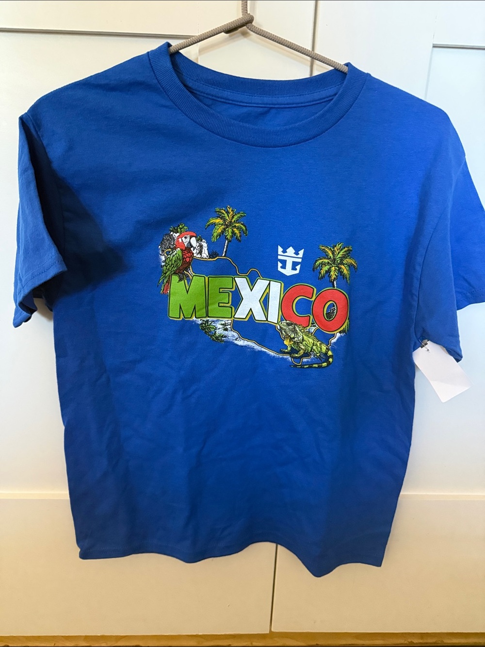 Royal Blue Mexico Graphic Short Sleeve Tee